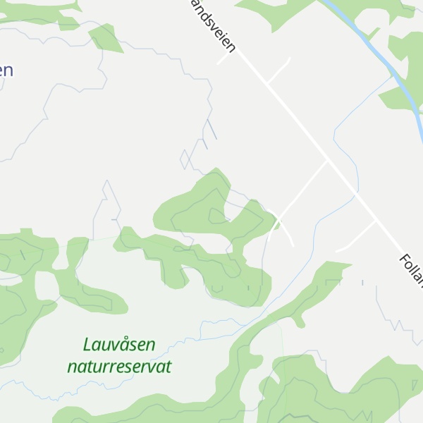 Map of Lauvåsen