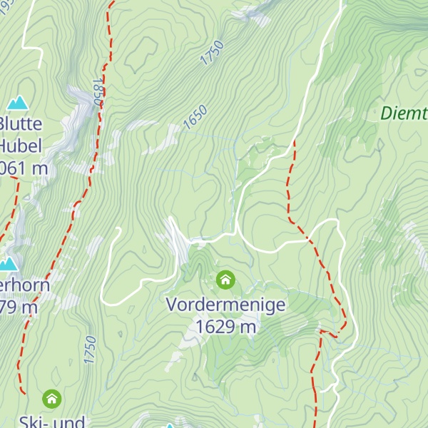 Map of Vordermenige