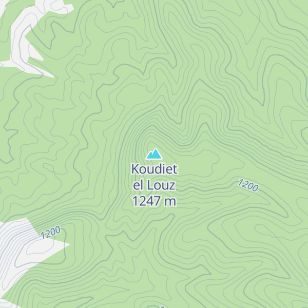 Map of Koudiet el Louz