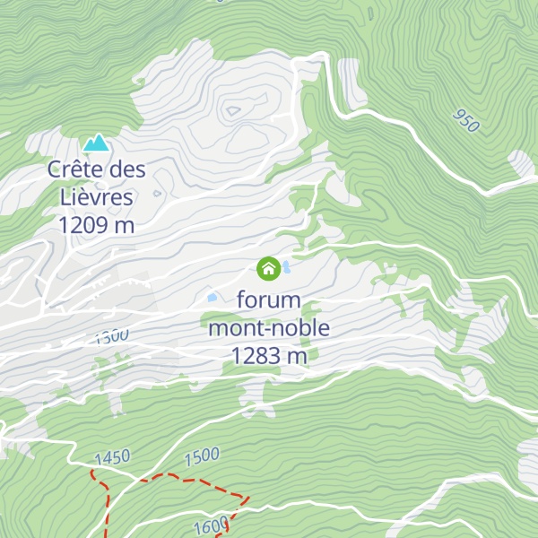 Map of forum mont-noble