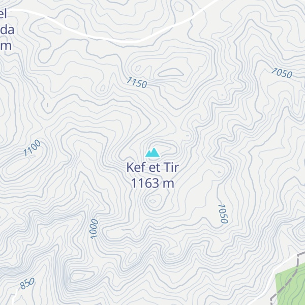 Map of Kef et Tir