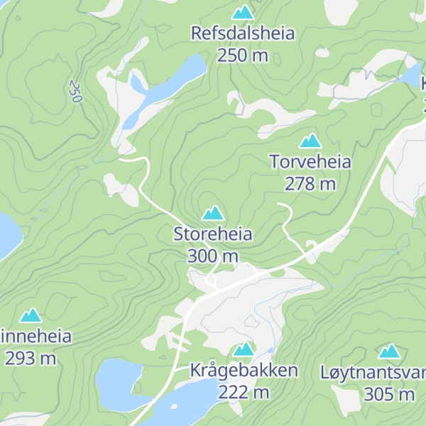 Map of Storeheia