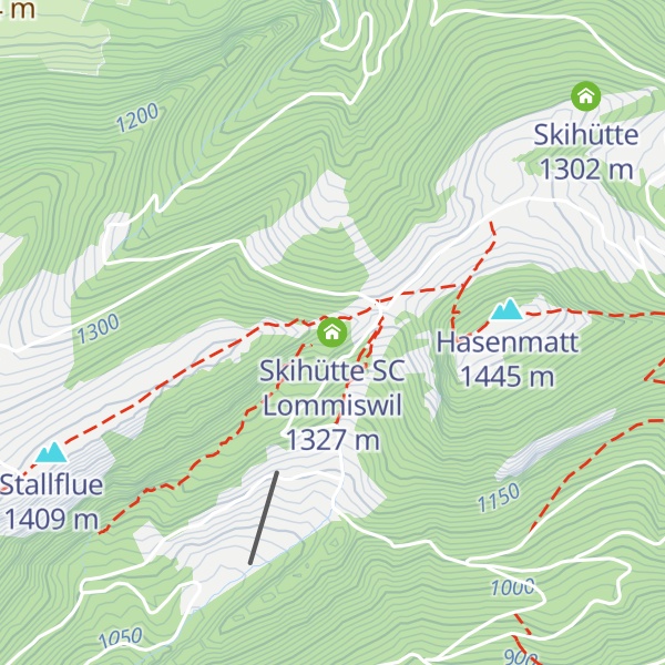 Map of Skihütte SC Lommiswil