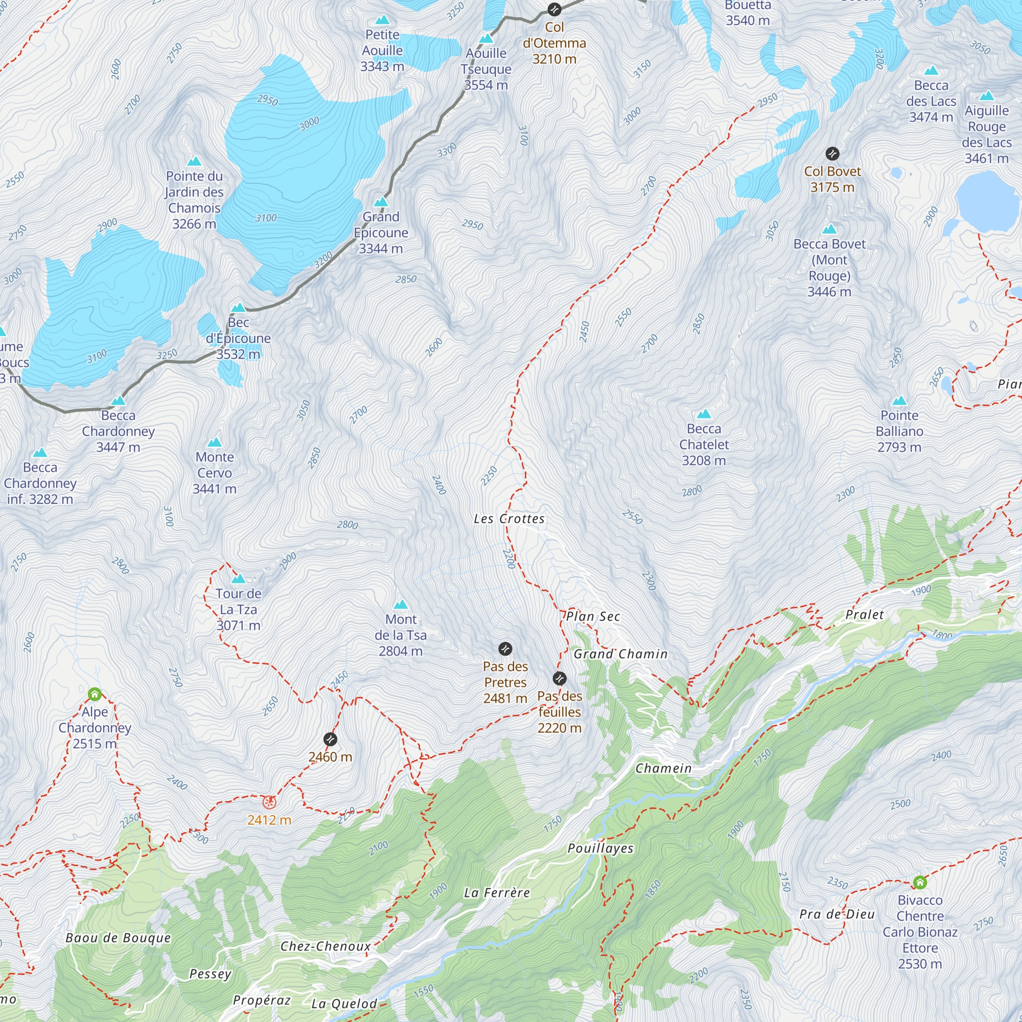 Les Crottes (old stable) map