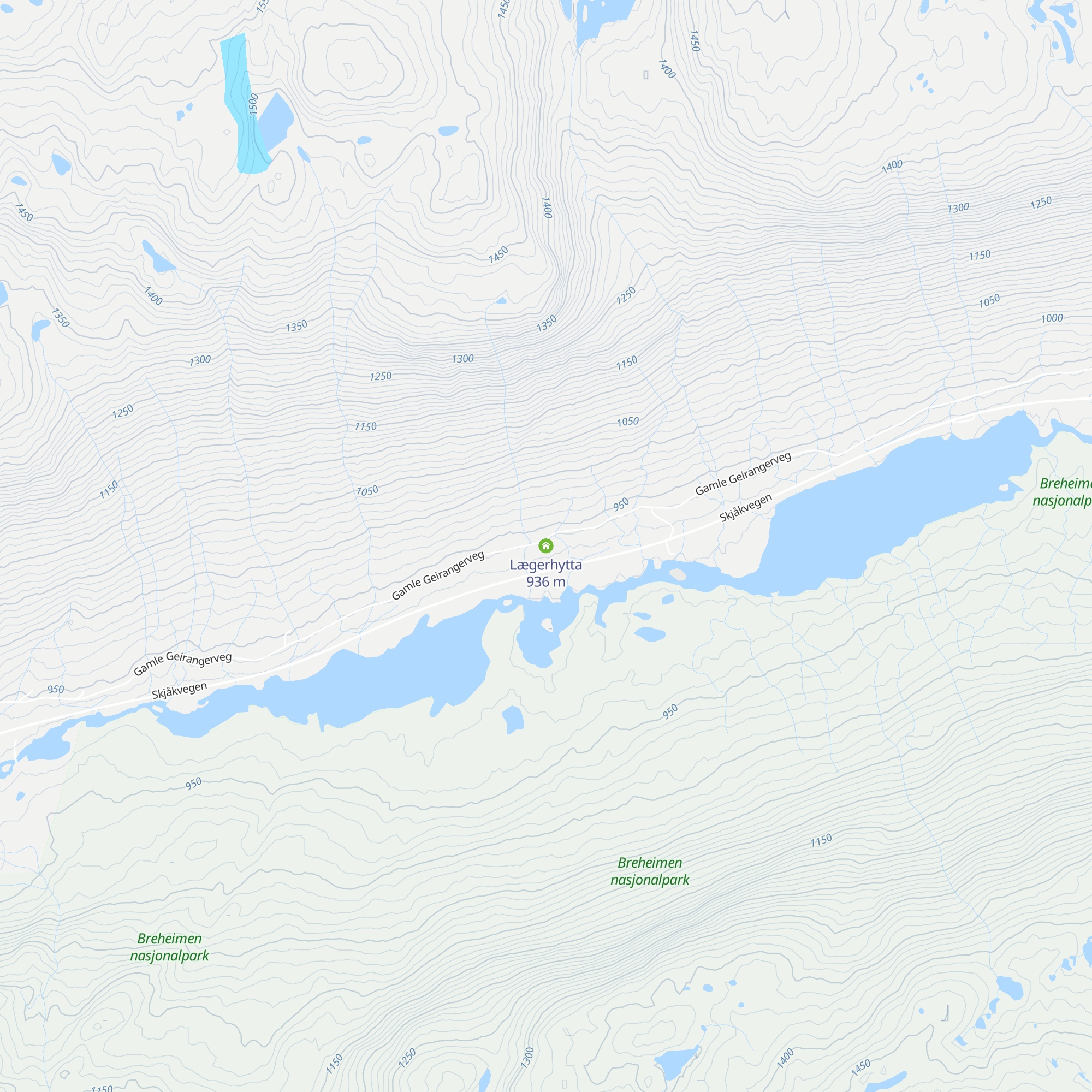 Lægerhytta map