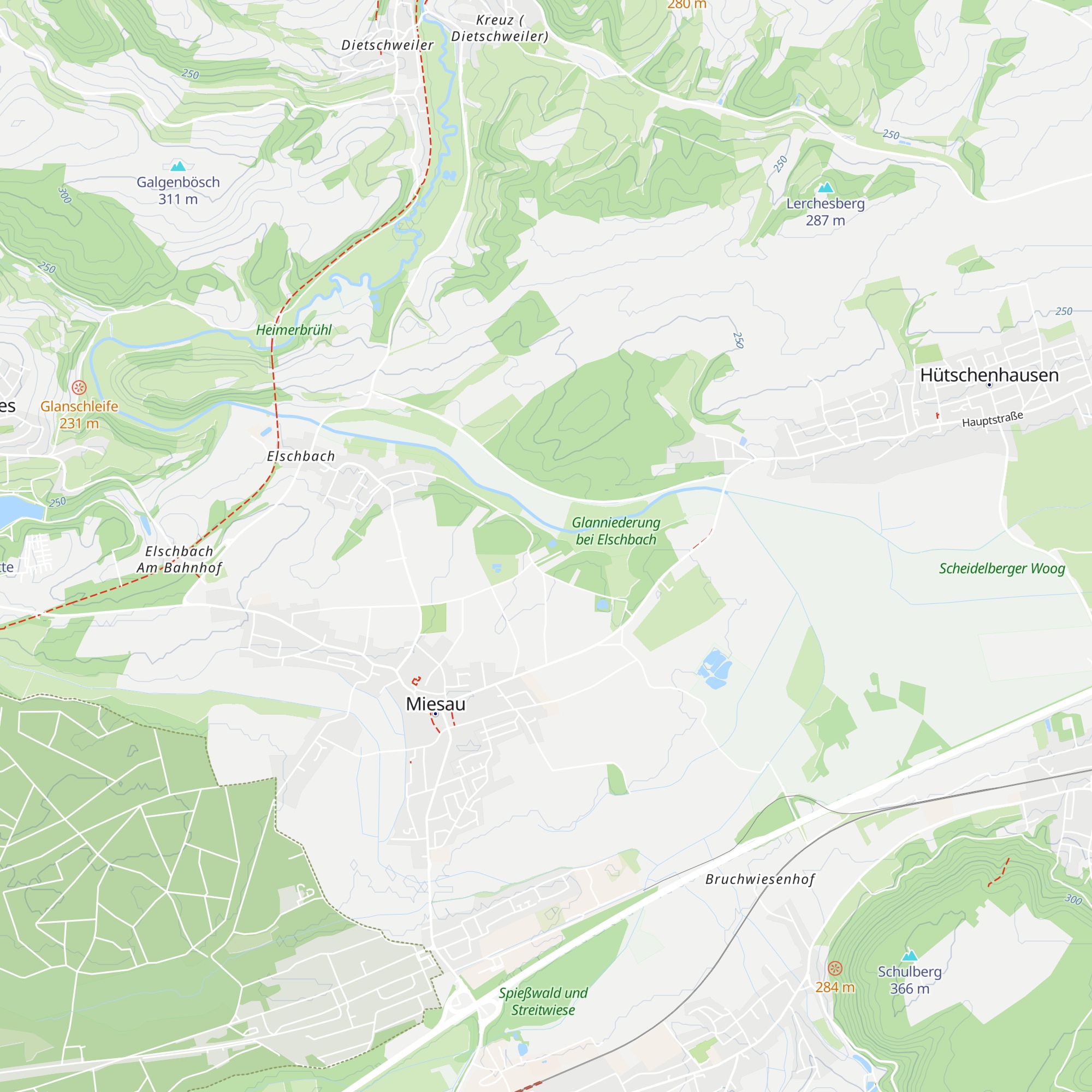Fischerhütte Angelsportverein Miesau map