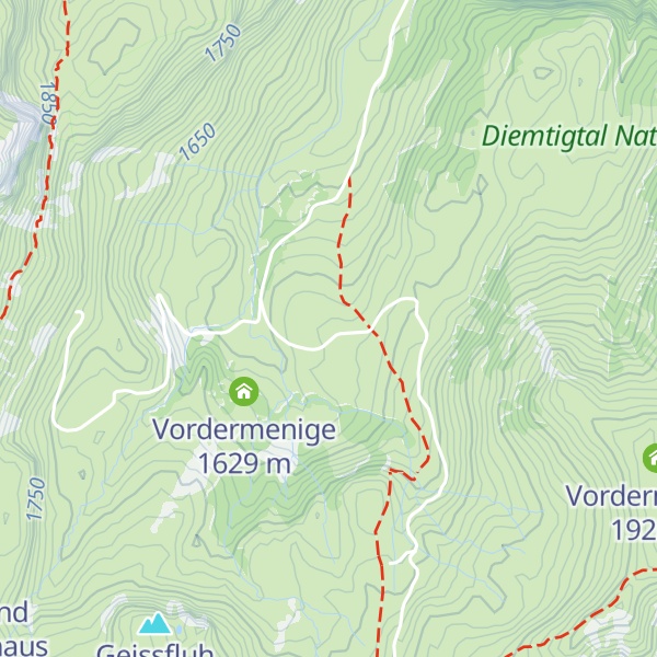 Map of Vordermenige