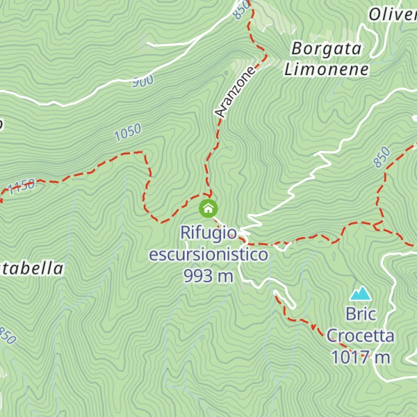 Map of Rifugio escursionistico