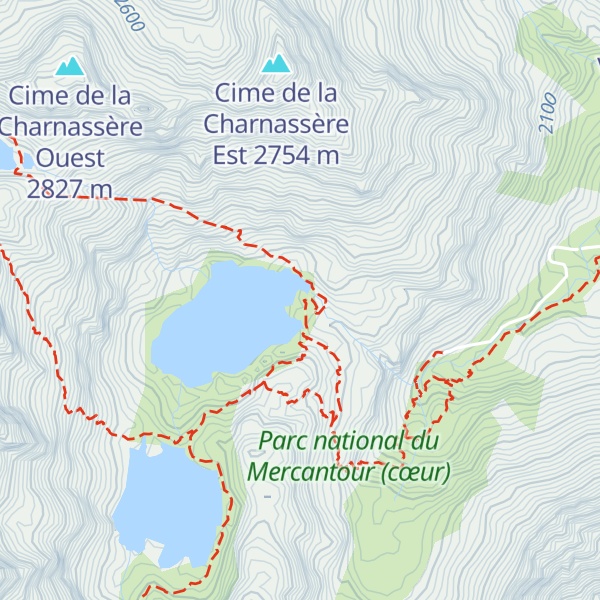 Map of Refuge de la Valmasque
