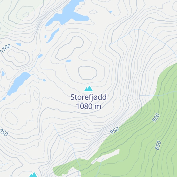 Map of Storefjødd