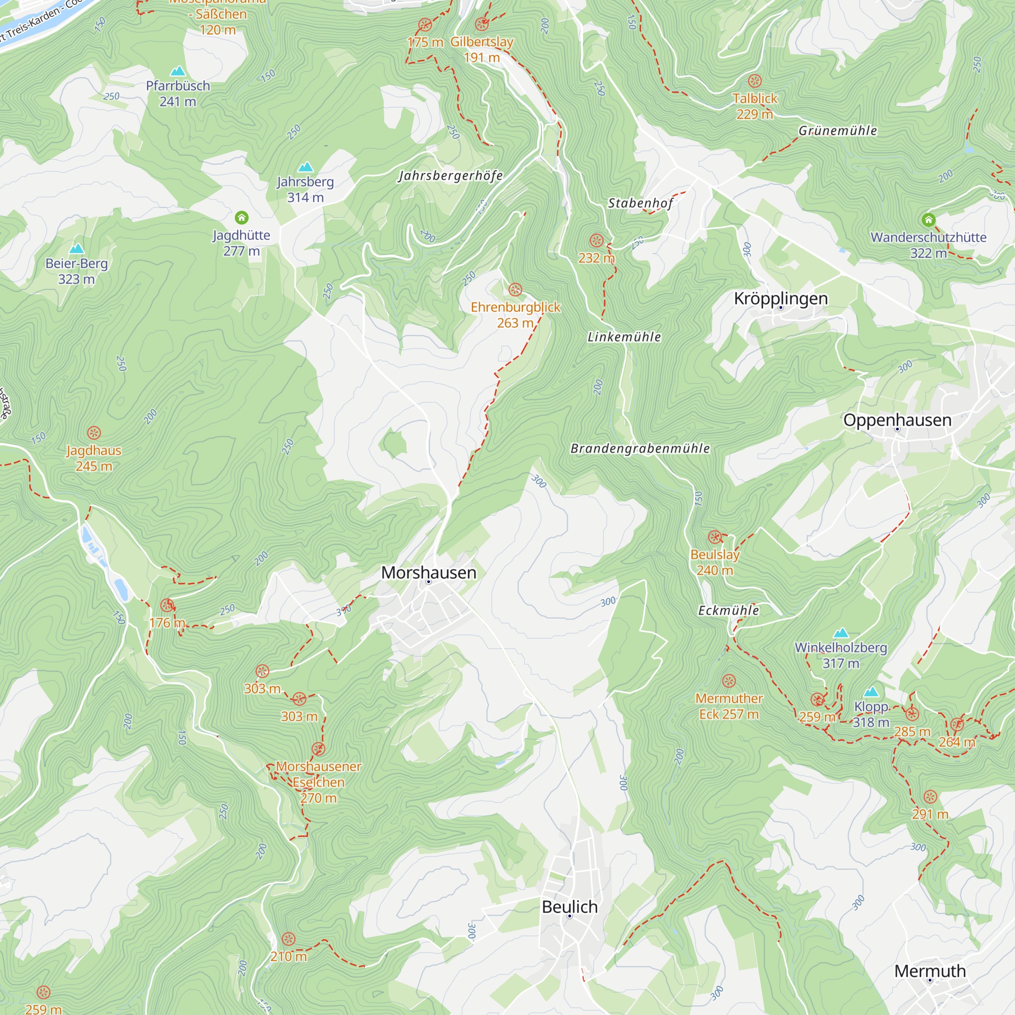 Grillhütte Morshausen map