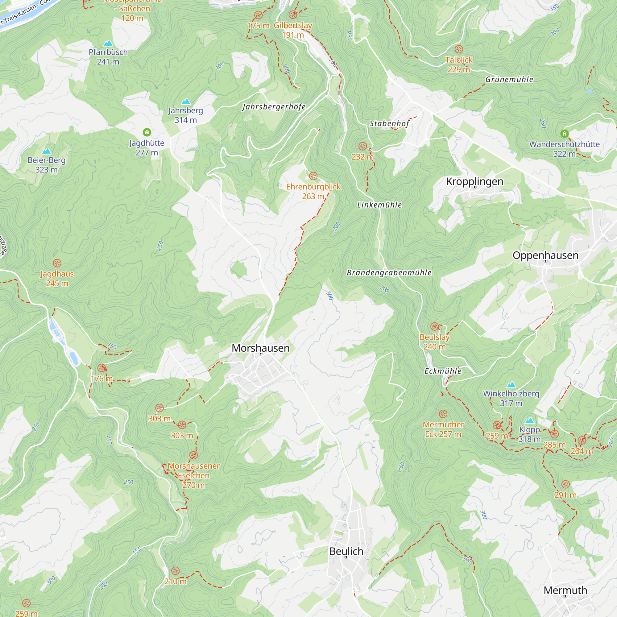 Grillhütte Morshausen map