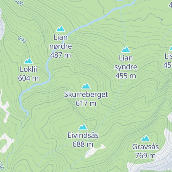 Map of Skurreberget