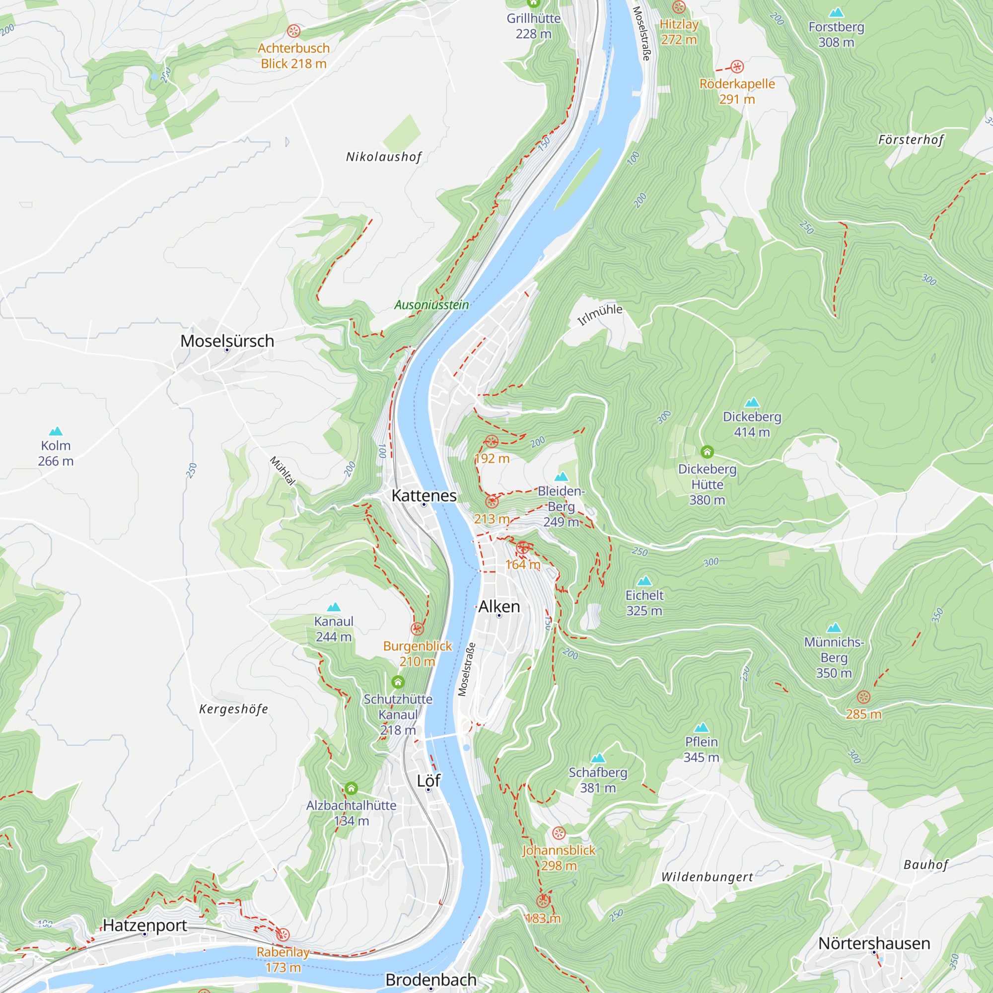 Bleidenberger Hütte map