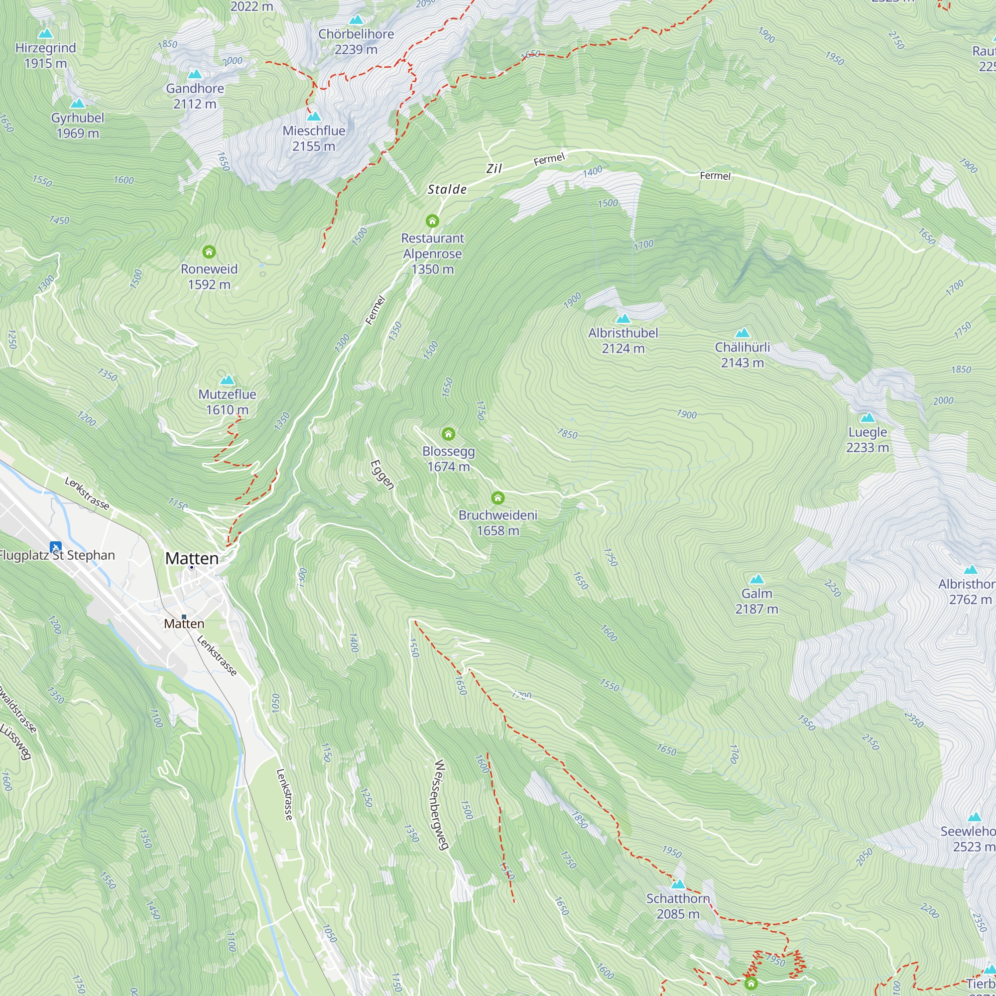 Bruchweideni map