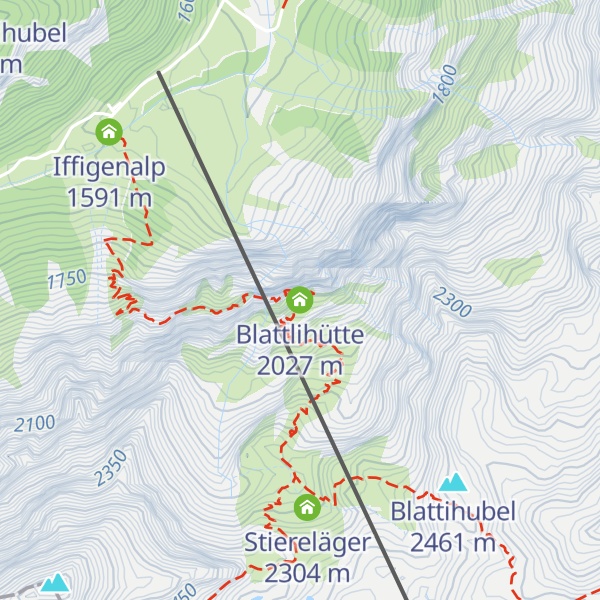 Map of Blattlihütte