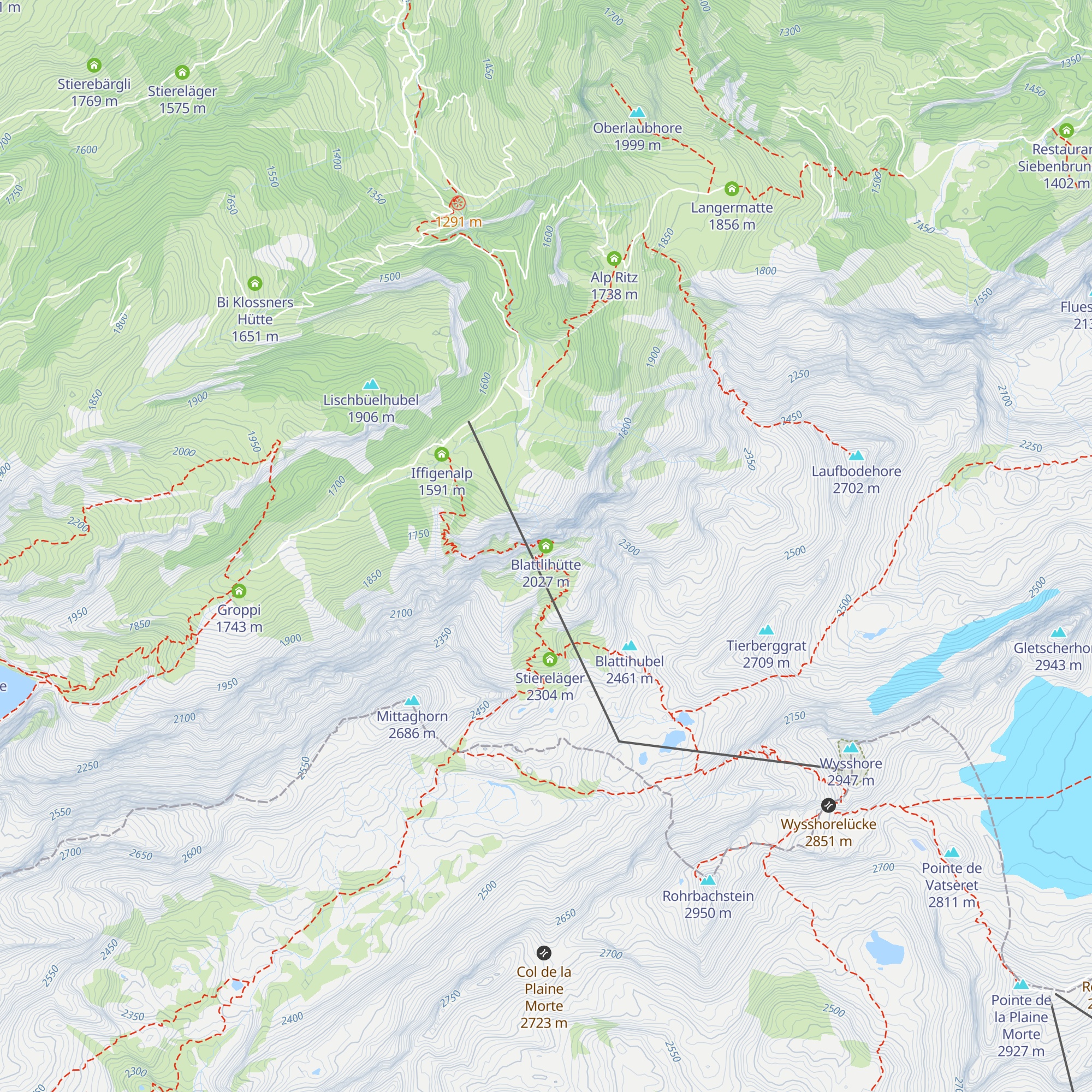 Blattlihütte map
