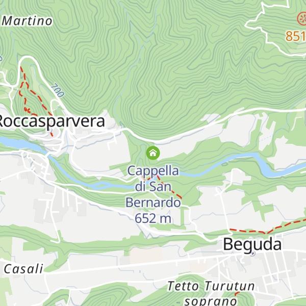 Map of Cappella di San Bernardo