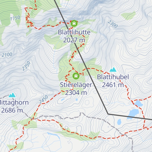 Map of Stiereläger