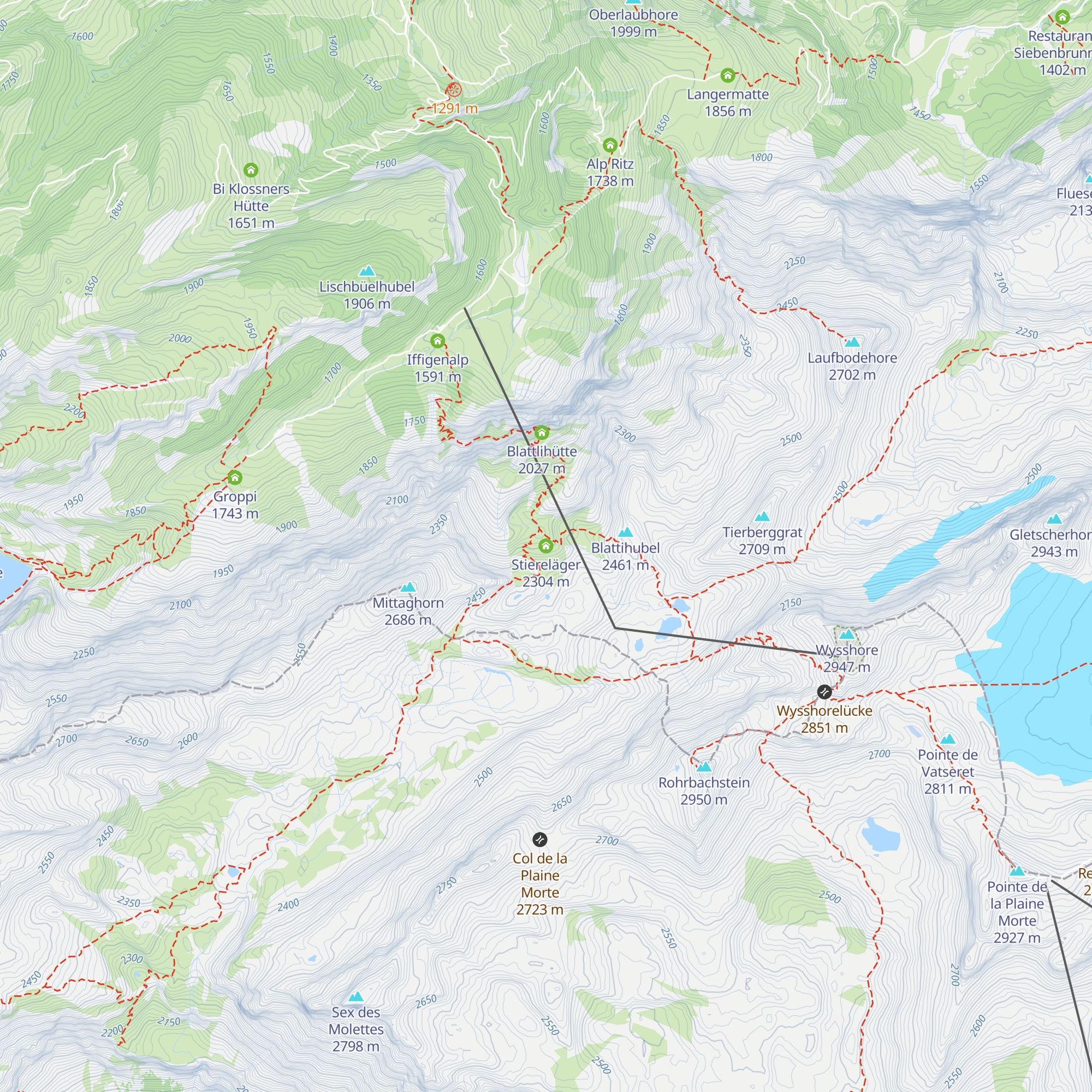 Stiereläger map