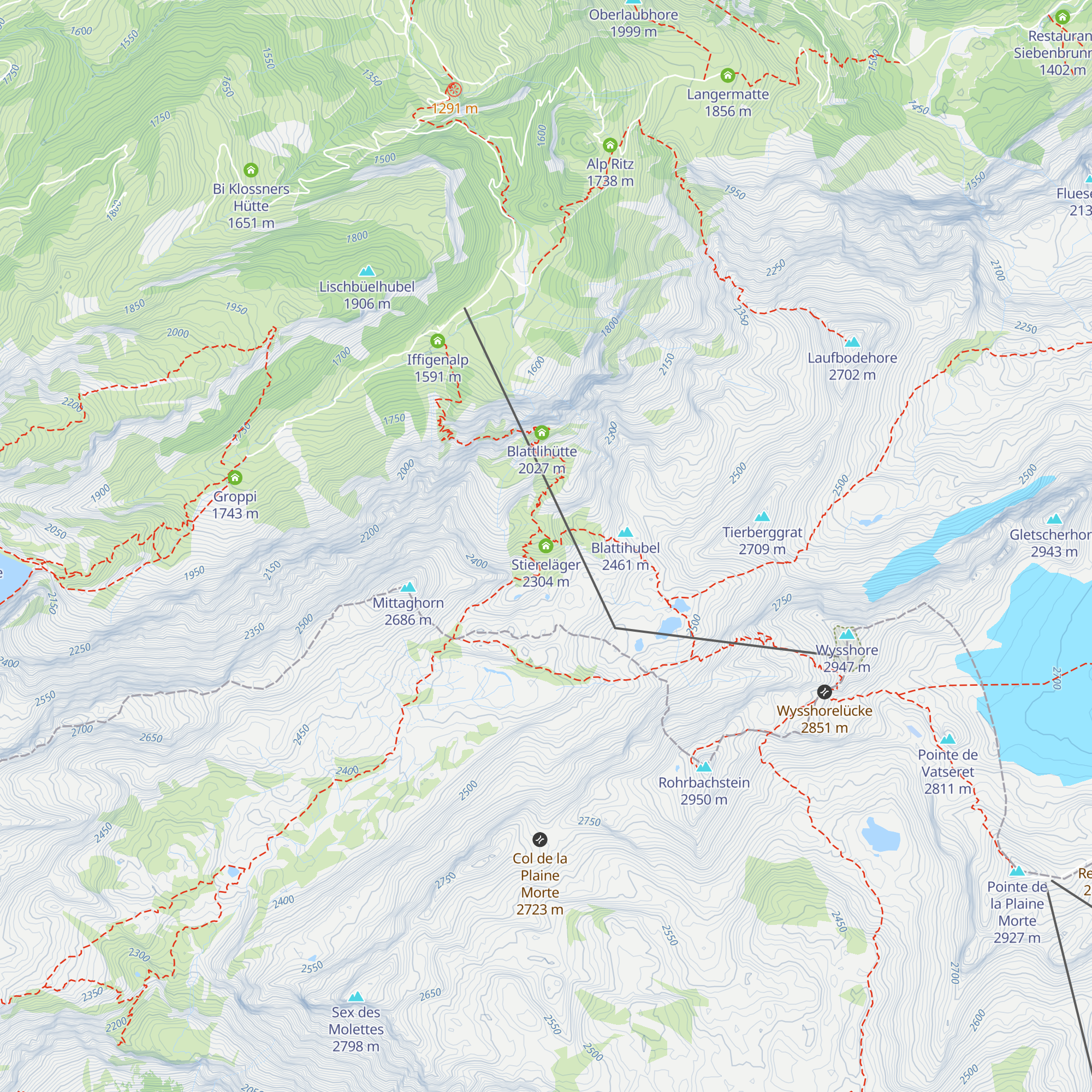 Stiereläger map