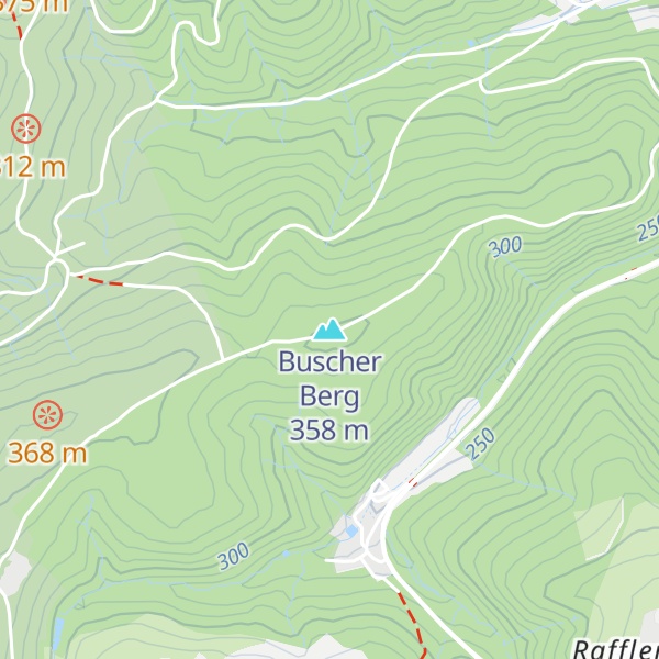 Map of Buscher Berg