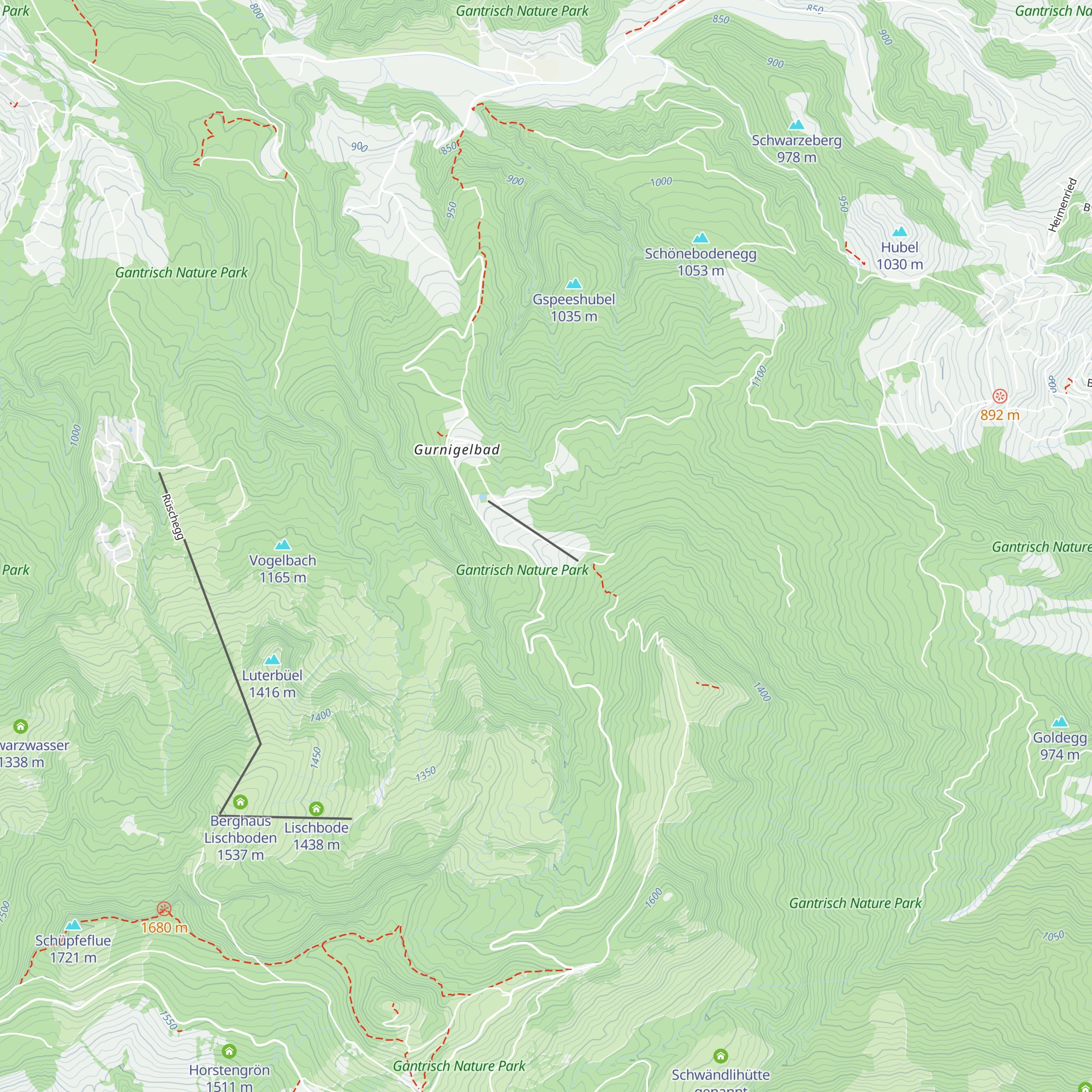 Stockhütte map