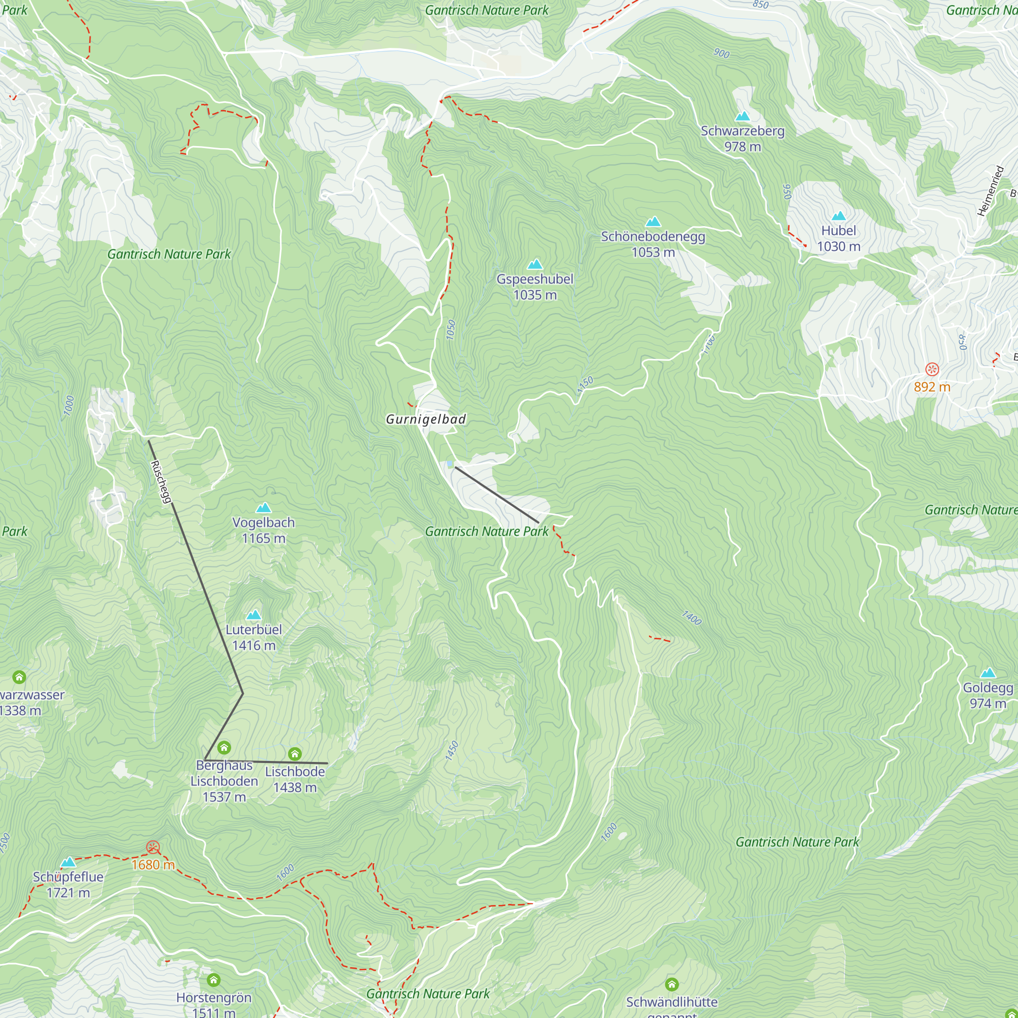 Stockhütte map
