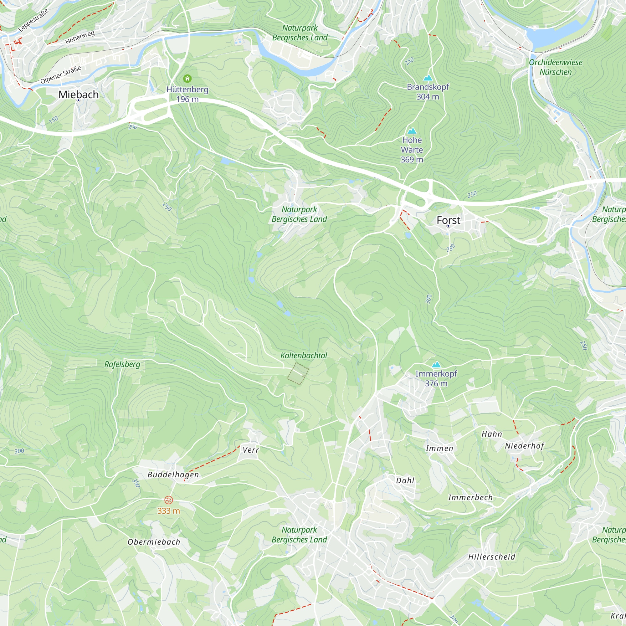Heidi Hütte map