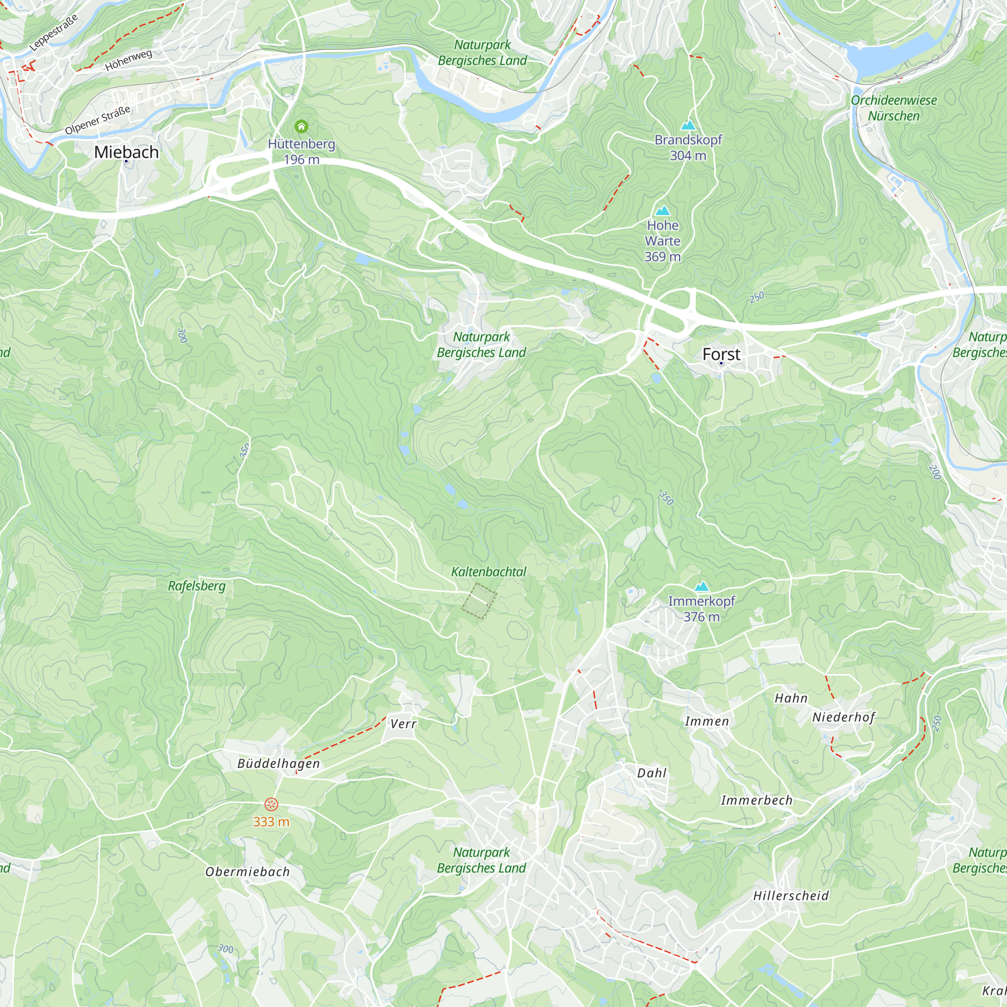 Heidi Hütte map