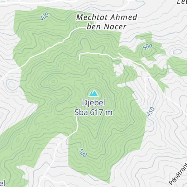 Map of Djebel Sba