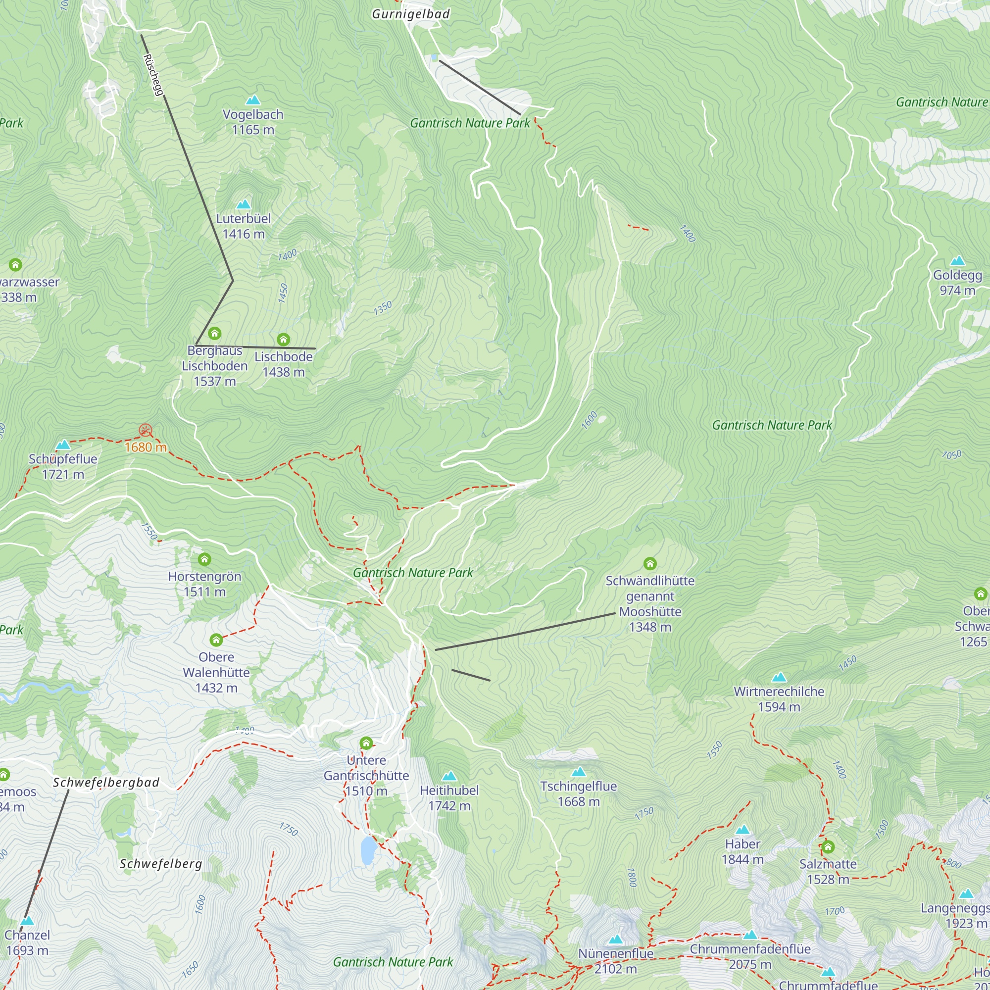 Bergheim STB map