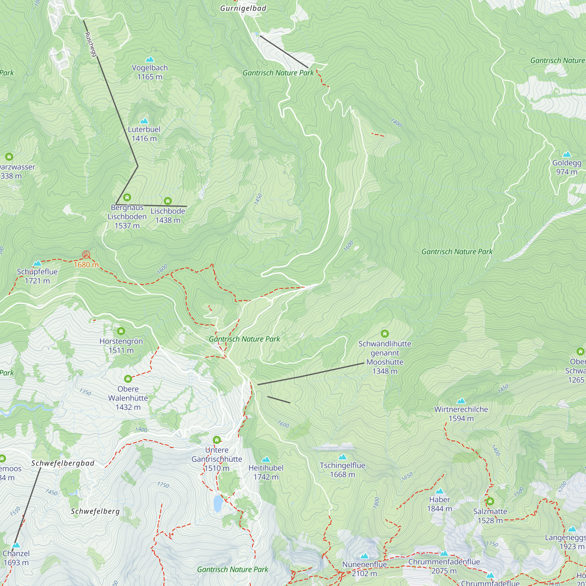 Bergheim STB map