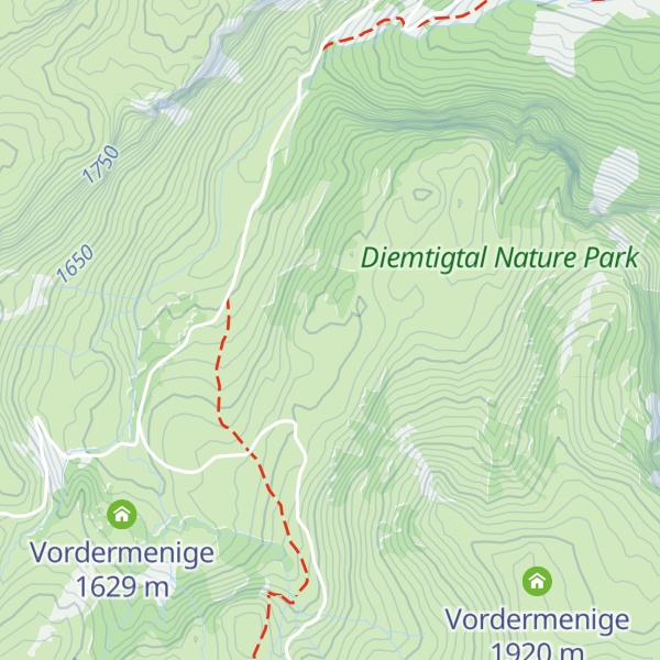 Map of Vordermenige