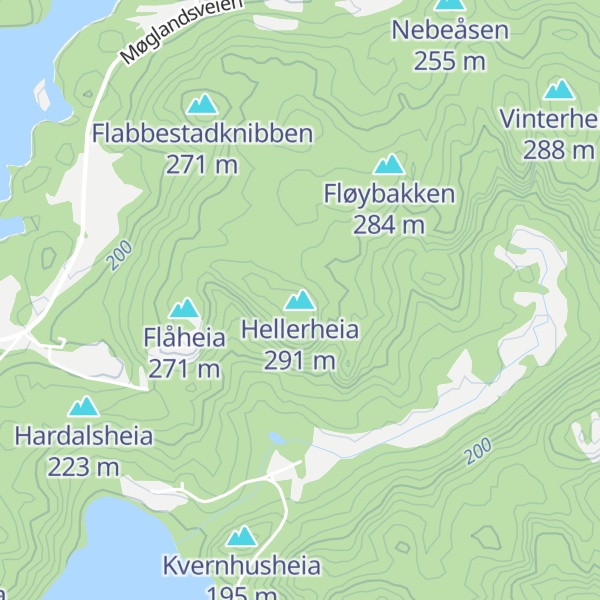 Map of Hellerheia