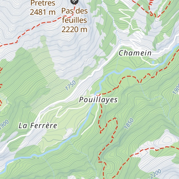 Map of Casa abbandonata direttore lavori diga di Place Moulin
