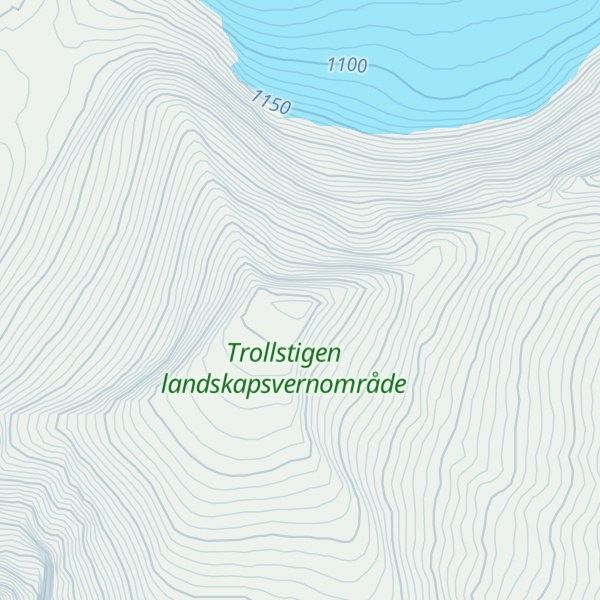 Map of Remsfjellet