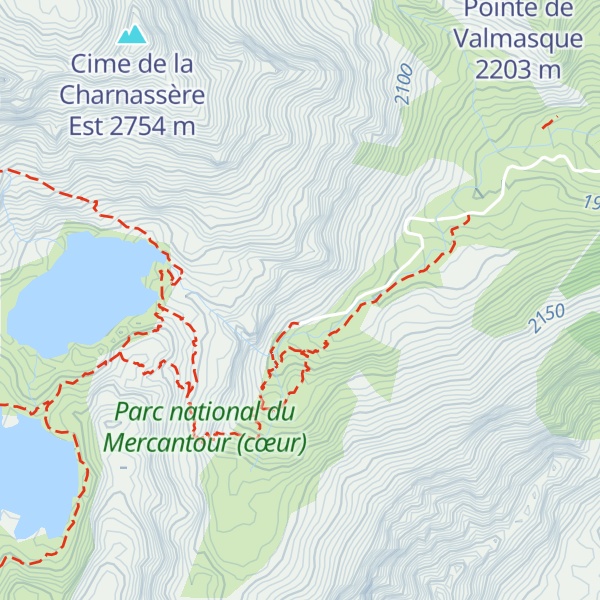 Map of Cabane de Julie