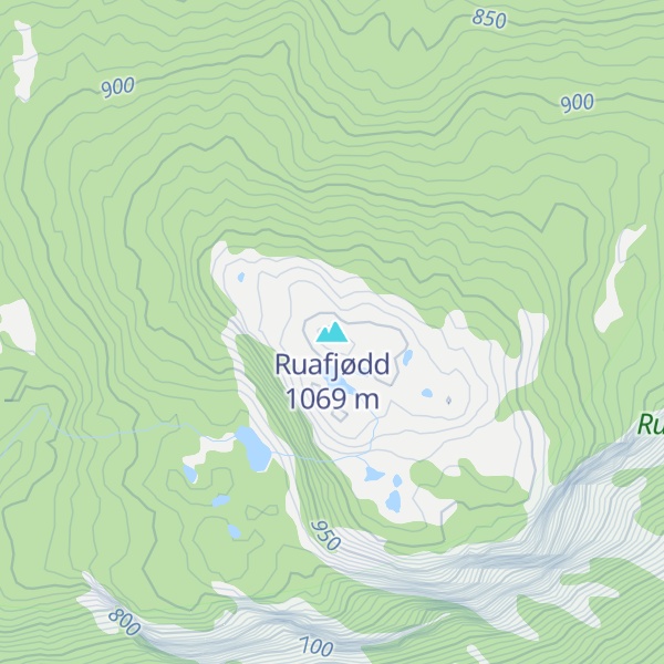 Map of Ruafjødd
