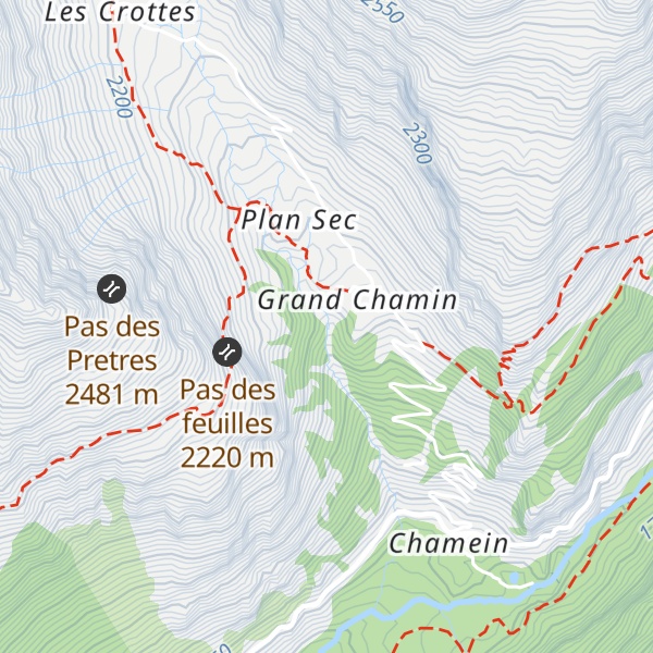 Map of opere di presa torrente Chamin (CEB)
