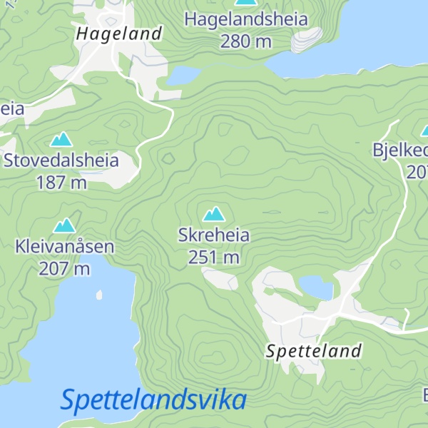 Map of Skreheia