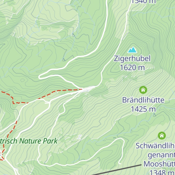 Map of Gurnigel Berghaus