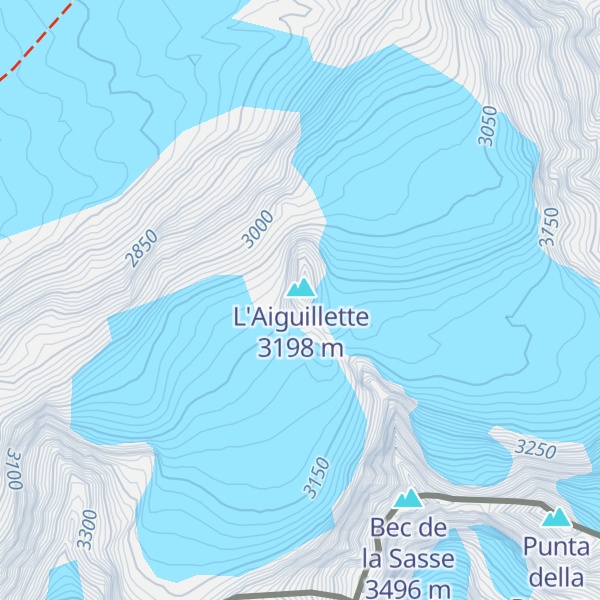 Map of L'Aiguillette à la Singla CAS Bivouac