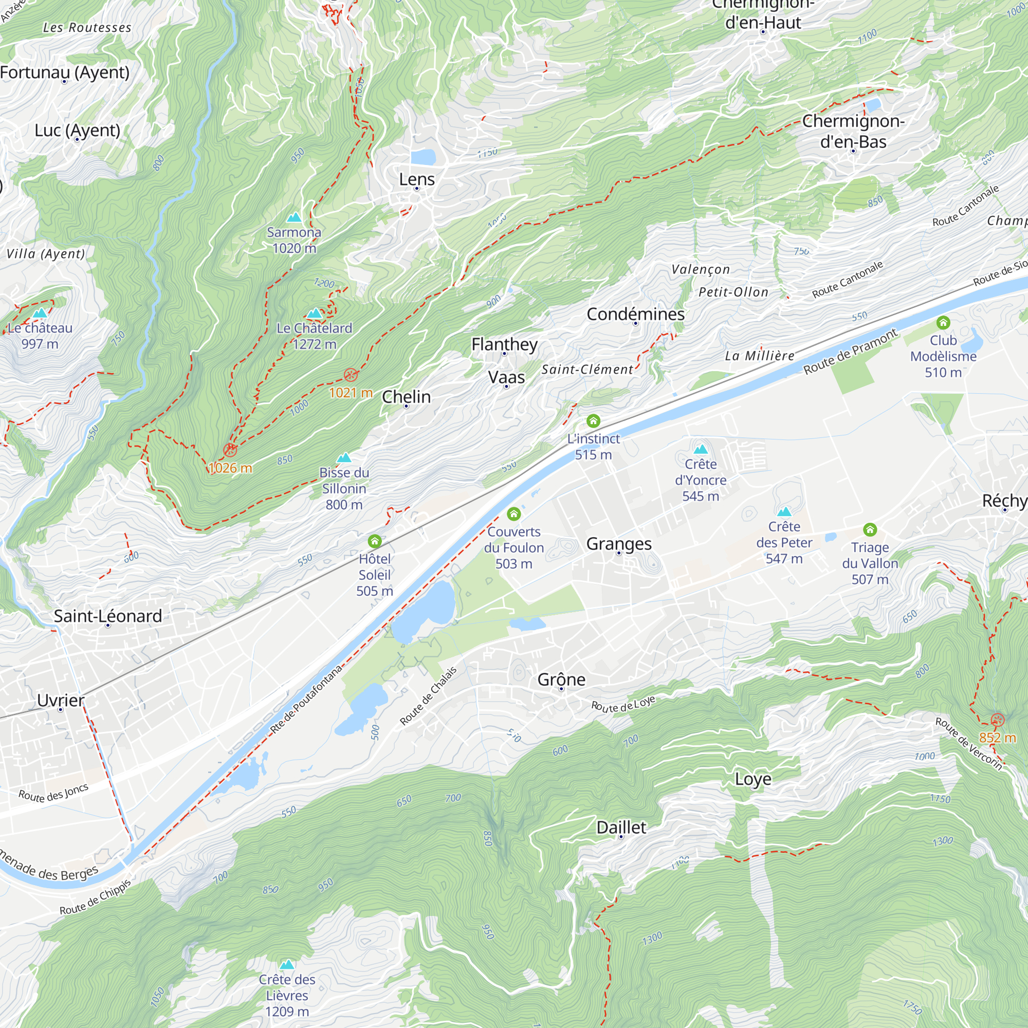 Couverts du Foulon map