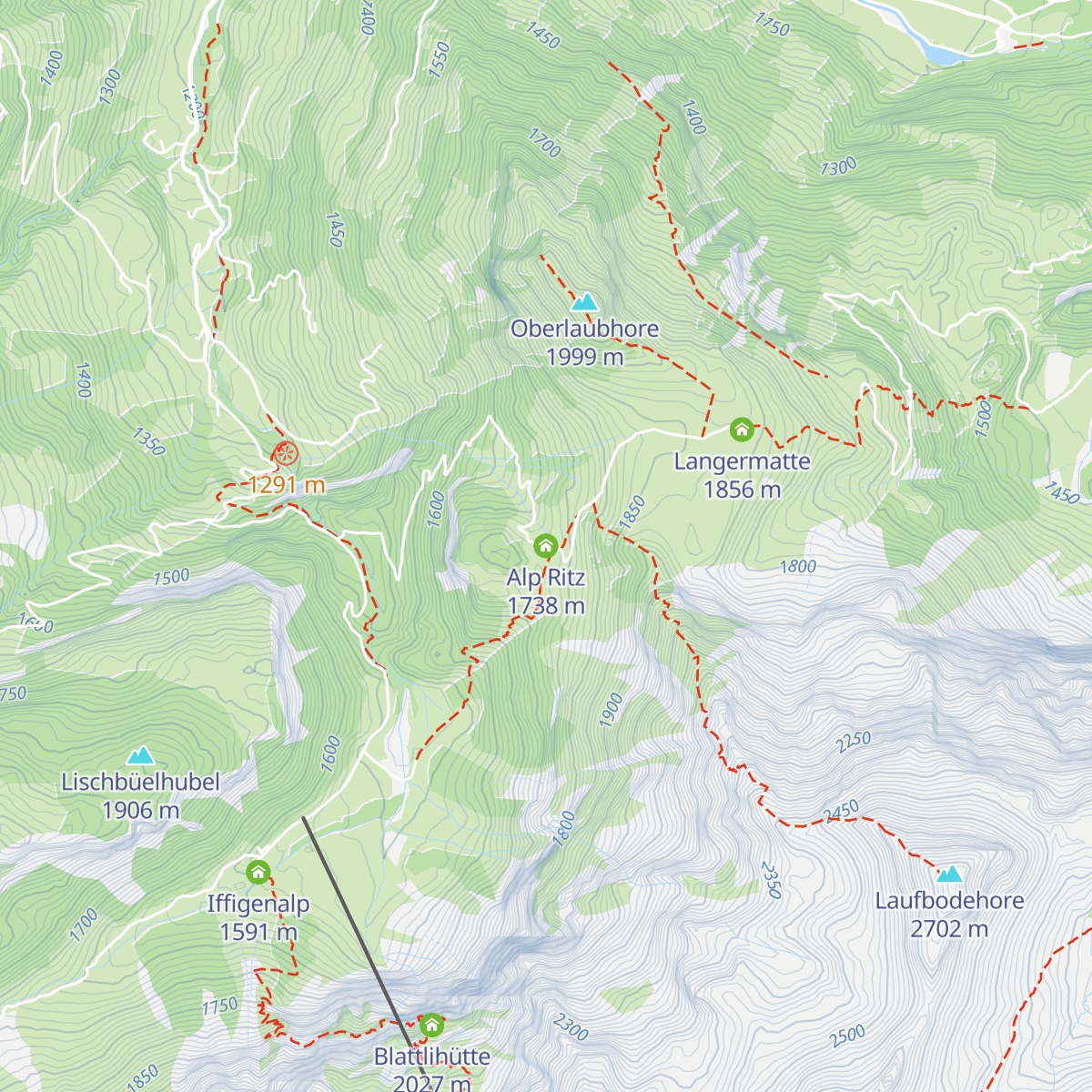 Alp Ritz map