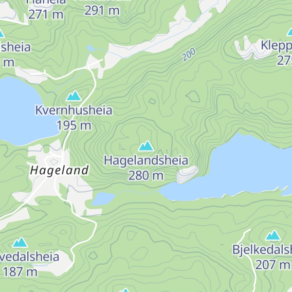 Map of Hagelandsheia