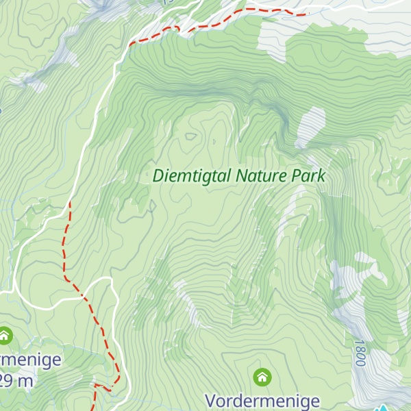 Map of Vordermenige