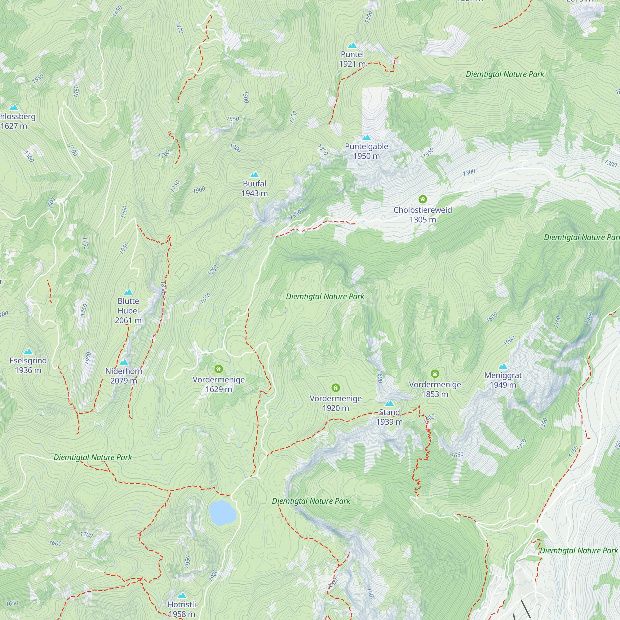 Vordermenige map