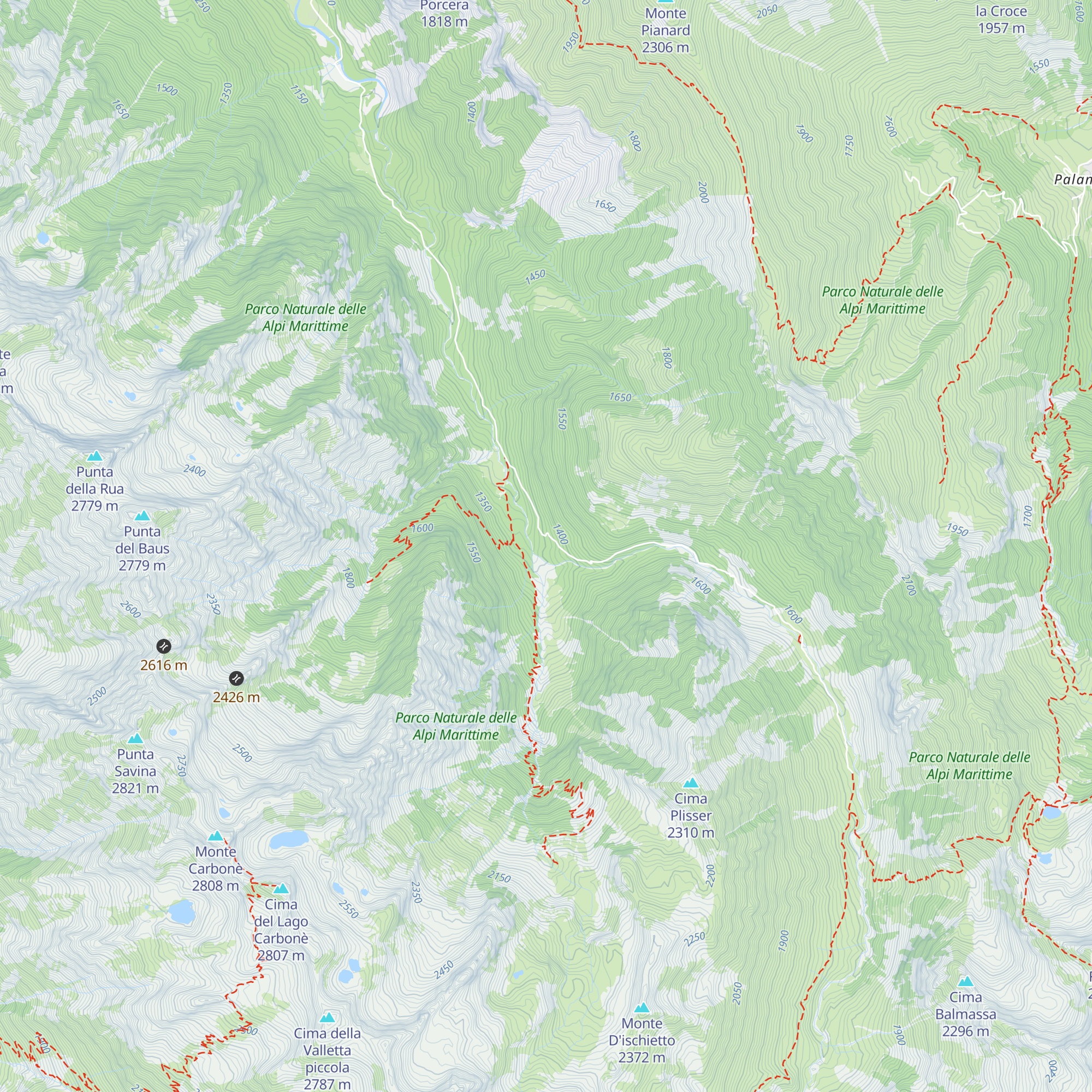 Gias d'Ischietto map