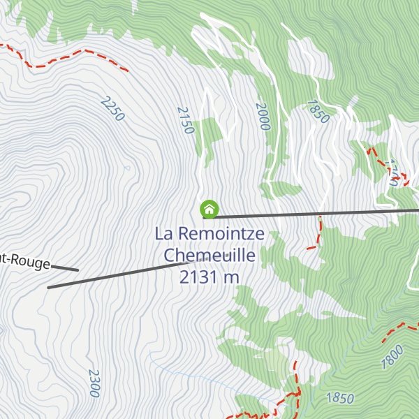 Map of La Remointze Chemeuille